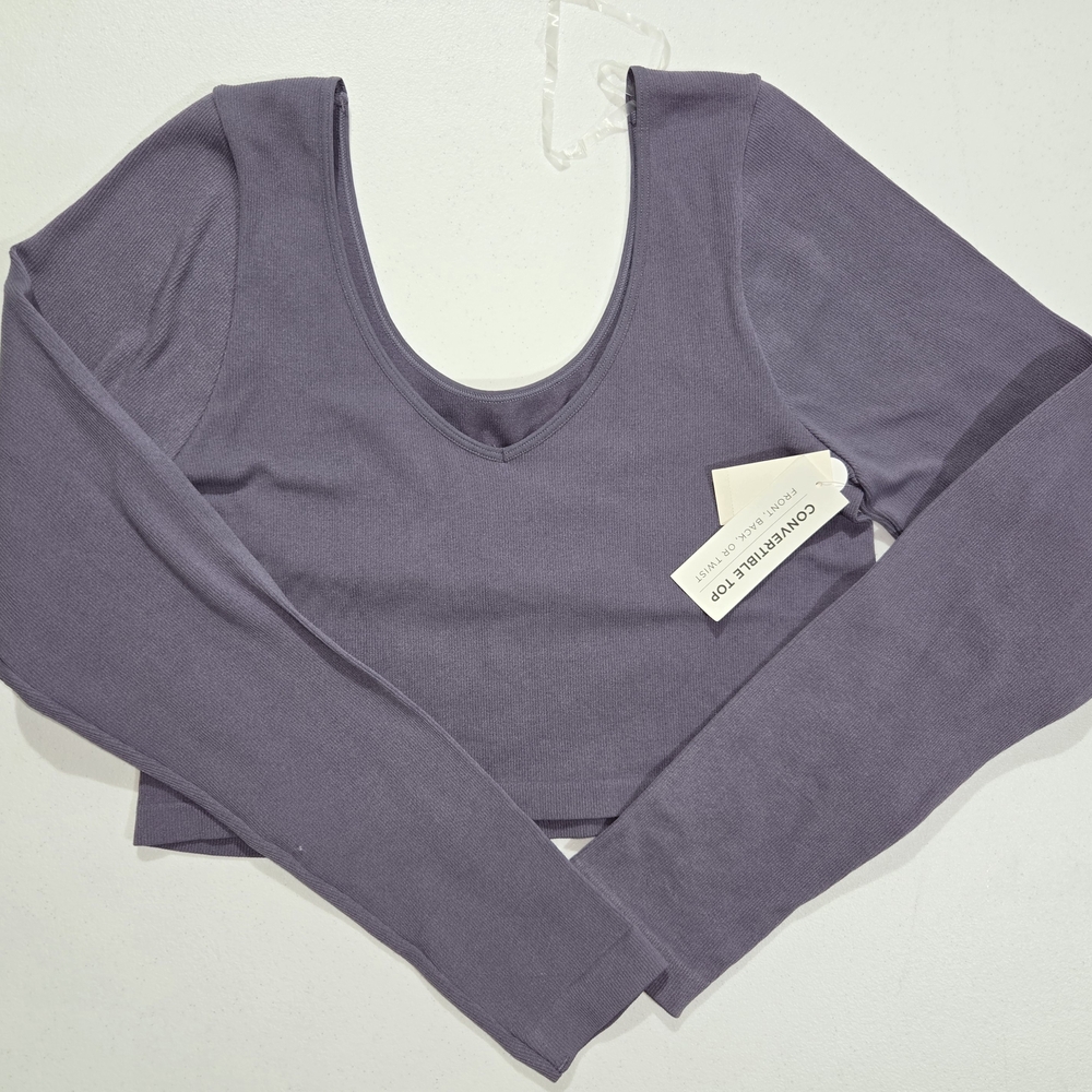 Aeropostale Lavender Long Sleeve Bodysuit